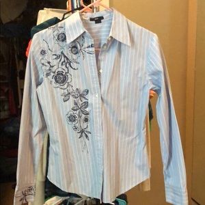 Stripped button down shirt from the Gap